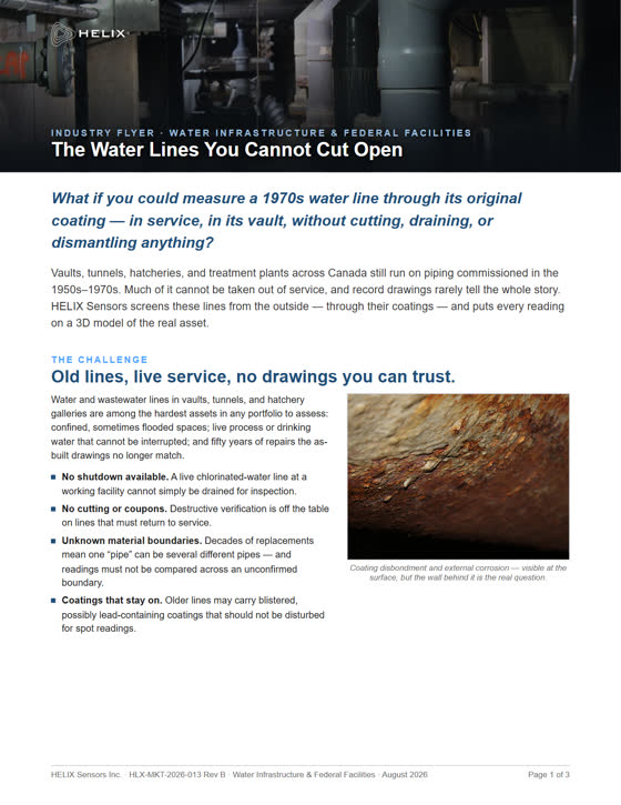 First page of Water utilities